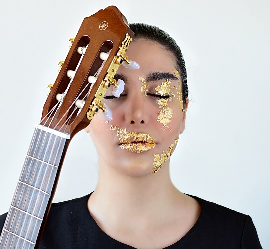 golden avantgarde makeup